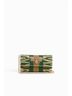 America & Beyond Green Women's Bee Embellished Clutch One size - photo 1