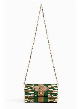 America & Beyond Women's Bee Embellished Clutch (view 2)
