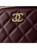 Chanel 100% Leather Red Sweet Camellia Vanity Case with Chain Quilted Lambskin Small One size - photo 6