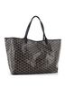 Goyard 100% Coatead Canvas Black Saint Louis Tote Coated Canvas GM One size - photo 4