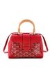 Goyard Red Saigon Top Handle Bag Coated Canvas with Leather Mini One size - photo 1