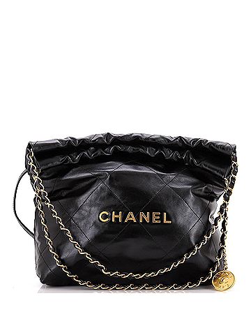 Chanel 22 Chain Hobo Quilted Calfskin Small (view 1)