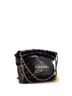 Chanel 100% Leather Black 22 Chain Hobo Quilted Calfskin Small One size - photo 4