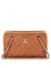 Chanel 100% Leather Brown Casual Riviera Chain Shoulder Bag Quilted Calfskin One size - photo 1