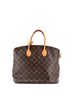 Louis Vuitton 100% Coatead Canvas Brown Lockit NM Handbag Monogram Canvas MM One size - photo 4