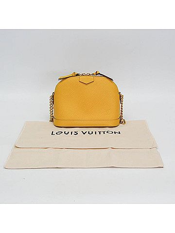 Louis Vuitton Louis Vuitton Epi Alma MINI M53119 Women's Shoulder Bag Citron,Yellow (view 2)
