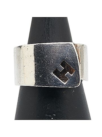 Hermès Hermes Candy Ring, SV925 Silver, Women's, HERMES (view 2)