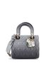 Christian Dior 100% Leather Gray My ABCDior Lady Dior Bag Cannage Quilt Gradient Lambskin Small One size - photo 1