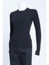 Balenciaga 100% Other Black Black Rib-Knit Crew Neck Preowned Top Size 12 - photo 2