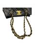 Chanel 100% Leather Black CHANEL Matelasse Tote Bag with Coco Mark, Lambskin, Black, Women's One size - photo 6