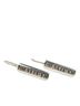 Tiffany 100% Sterling Silver Multi Color Tiffany Atlas Bar Hook Earrings, SV925 Silver, Women's, TIFFANY&Co. One size - photo 1