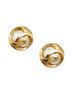 Chanel 100% Pearl Gold Toned CHANEL Vintage Pearl Earrings Gold Plated Women's One size - photo 1
