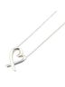 Tiffany 100% Sterling Silver Silver Toned Tiffany Paloma Picasso Loving Heart Necklace SV925 Silver Women's TIFFANY&Co. One size - photo 1