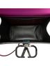 Valentino 100% Leather Black Pink Valentino Handbag Shoulder Bag Bicolor Pink Black Leather Women's VALENTINO One size - photo 4