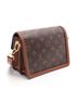 Louis Vuitton Tan Brown Louis Vuitton Dauphine MINI Shoulder Bag, Coated Canvas, Leather, Monogram Reverse, Women's, Brown, Beige, M45959 One size - photo 3