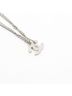 Chanel 100% Sterling Silver Silver Toned CHANEL Coco Mark Necklace, Plated, Women's, Silver One size - photo 7