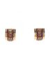 Hermès Multi Color Hermes HERMES enamel earrings GP (gold plated) cloisonne for women silver red multicolor One size - photo 2