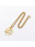 Chanel 100% Metal Gold Toned CHANEL Coco Mark Necklace GP (Gold Plated) Women's Gold One size - photo 4