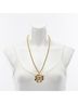 Chanel 100% Metal Gold Toned CHANEL Coco Mark Necklace GP (Gold Plated) Women's Gold One size - photo 7