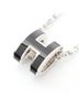 Hermès 100% Sterling Silver Black Hermes HERMES MINI POP H Mini Pop Necklace Stainless Steel Women's Silver Black One size - photo 1