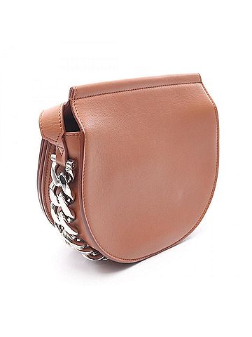 Givenchy Givenchy Infinity Mini Saddle Shoulder Bag, Brown Leather, Women's, BB05470781 (view 2)