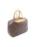 Louis Vuitton Brown Louis Vuitton Deauville Bowling Vanity Handbag, Coated Canvas and Leather, Monogram, Women's, Brown, M47270 One size - photo 2