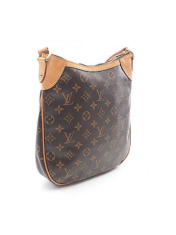 Louis Vuitton Louis Vuitton Odeon PM Shoulder Bag in Coated Canvas and Leather with Monogram Design, Brown, M56390 (view 2)