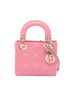 Christian Dior 100% Leather Pink Christian Dior Dior Lady Mini Cannage Handbag, Leather, Women's, Pink One size - photo 1