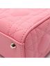 Christian Dior 100% Leather Pink Christian Dior Dior Lady Mini Cannage Handbag, Leather, Women's, Pink One size - photo 5