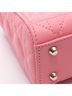 Christian Dior 100% Leather Pink Christian Dior Dior Lady Mini Cannage Handbag, Leather, Women's, Pink One size - photo 6