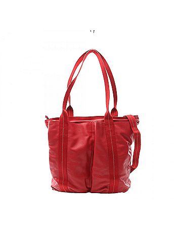 Hermès Hermes Hermès Caravan Vertical GM Tote Bag, Leather, Veau-Derma, Women's, Red (view 1)