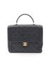 Chanel 100% Leather Black CHANEL Matelasse Handbag, Calfskin Leather, Women's, Black One size - photo 1