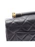 Chanel 100% Leather Blue CHANEL Matelasse Top Handle Shoulder Bag in Lambskin Leather, Navy Blue One size - photo 11