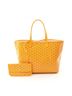 Goyard 100% Canvas Multi Color Orange Goyard Saint Louis PM Tote Bag, Coated Canvas and Leather, Women's, Orange Multicolor One size - photo 1