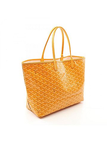 Goyard Goyard Saint Louis PM Tote Bag, Coated Canvas and Leather, Women's, Orange Multicolor (view 2)