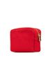 Prada 100% Leather Red Prada Canapa Pouch 1NA021 Rosso Red Canvas Leather Women's PRADA One size - photo 2