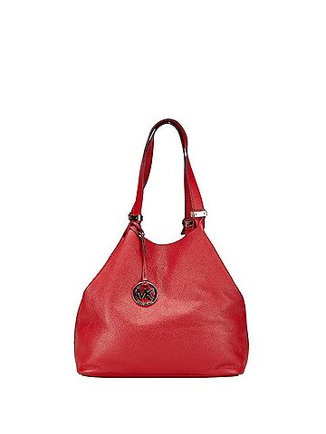 Michael Kors Michael Kors Red Leather Tote Bag for Women (view 1)
