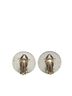 Hermès 100% Metal Silver Toned Hermes Serie Earrings Silver Metal Women's HERMES One size - photo 2