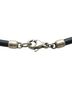 Tiffany 100% Sterling Silver Black Tiffany Atlas Necklace Silver Black SV925 Rubber Women's TIFFANY&Co. One size - photo 5