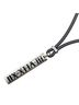 Tiffany 100% Sterling Silver Black Tiffany Atlas Necklace Silver Black SV925 Rubber Women's TIFFANY&Co. One size - photo 1