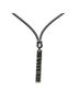 Tiffany 100% Sterling Silver Black Tiffany Atlas Necklace Silver Black SV925 Rubber Women's TIFFANY&Co. One size - photo 2