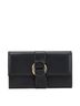 Cartier 100% Leather Black Cartier Trinity Long Wallet Black Leather Women's CARTIER One size - photo 1