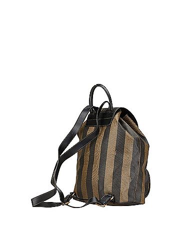Fendi FENDI Pecan Backpack Brown Black PVC Leather Women's (view 2)