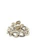 Chanel 100% Metal White Chanel Camellia Coco Mark Chain Ring, Silver, White Metal, Women's, CHANEL One size - photo 3