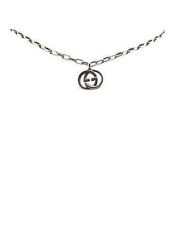 Gucci Gucci Interlocking G Necklace SV925 Silver Women's GUCCI (view 1)