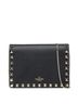 Valentino 100% Leather Black Valentino Studded Shoulder Bag Black Leather Women's One size - photo 1