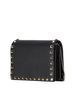 Valentino 100% Leather Black Valentino Studded Shoulder Bag Black Leather Women's One size - photo 2