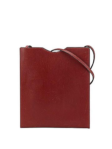 Hermès Hermes Onimetou Shoulder Bag Bordeaux Red Box Calf Women's HERMES (view 1)
