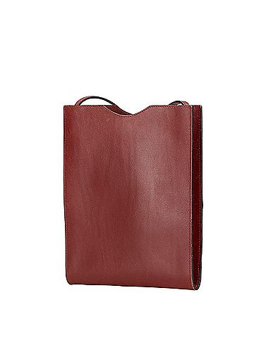 Hermès Hermes Onimetou Shoulder Bag Bordeaux Red Box Calf Women's HERMES (view 2)