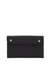 Salvatore Ferragamo Black Salvatore Ferragamo Gancini Long Wallet Black Canvas Leather Women's One size - photo 1